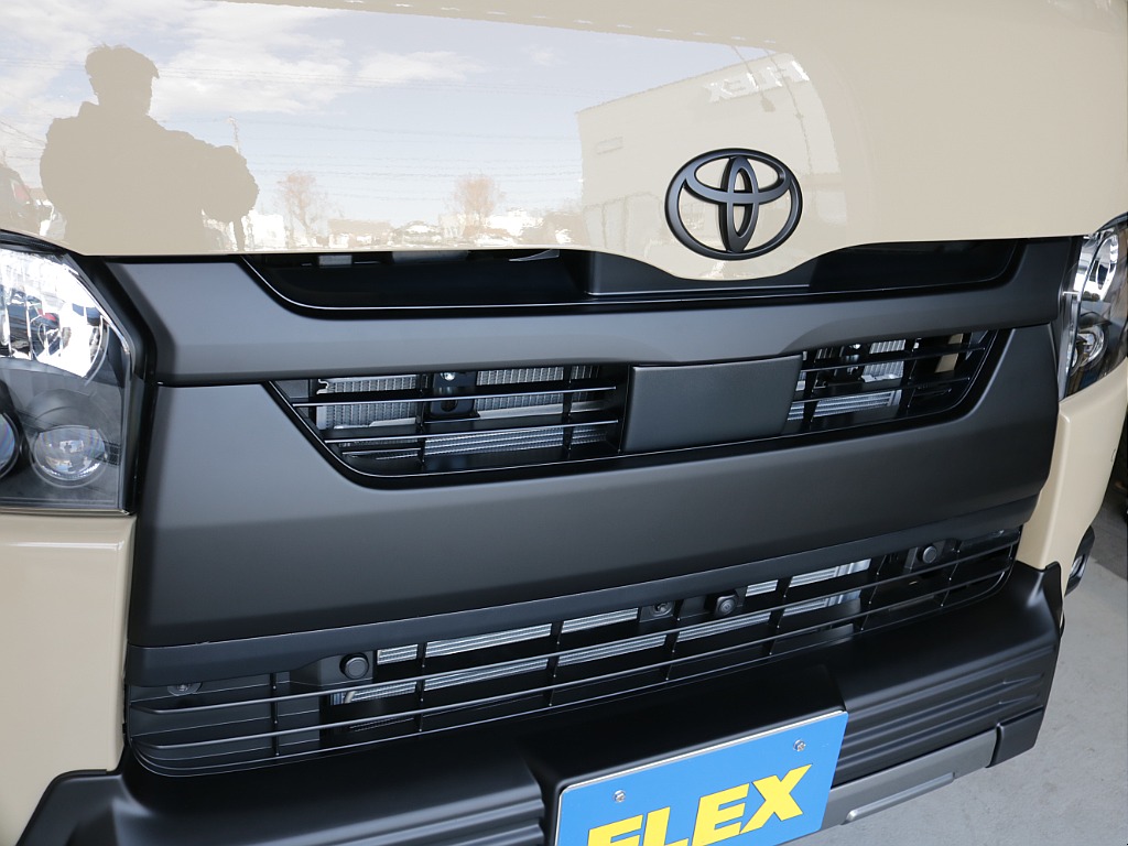 令和７年式アースカラーパッケージ２８００ディーゼル４WDブラックエディション完成！今回は前後バンパー同色にしてみました！アルパインＢＩＧ－Ｘ１１インチナビビルトインＥＴＣ２．０ＨＤＭＩソケット増設！！