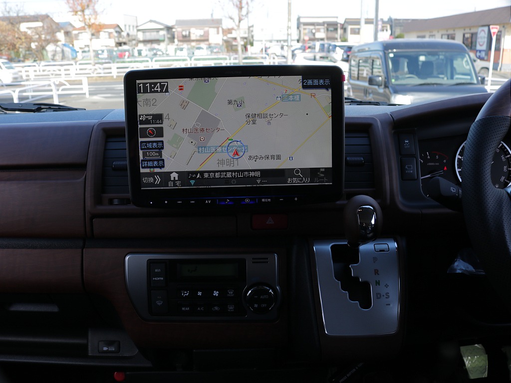 令和７年式アースカラーパッケージ２８００ディーゼル４WDブラックエディション完成！今回は前後バンパー同色にしてみました！アルパインＢＩＧ－Ｘ１１インチナビビルトインＥＴＣ２．０ＨＤＭＩソケット増設！！