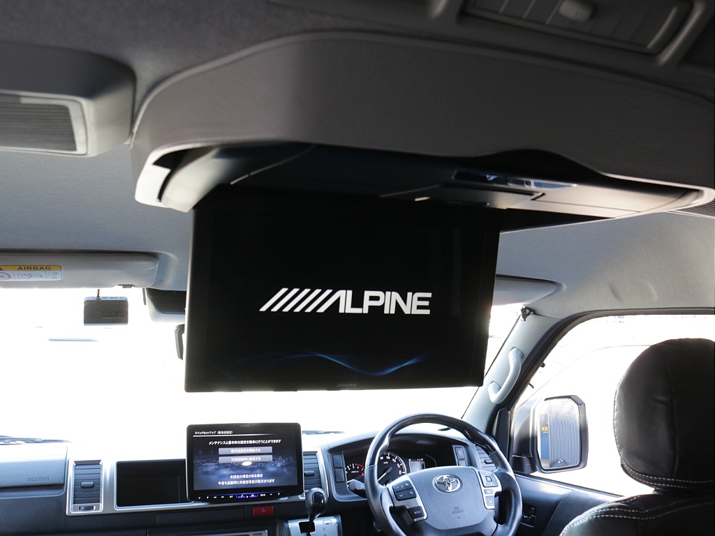アルパインＢＩＧ－Ｘ１１インチナビアルパイン１２．８フリップダウンモニター装備済み！！