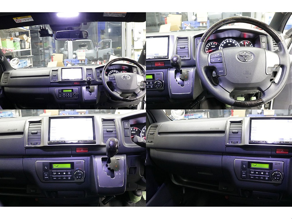 ダークプライムⅡ専用のコンビハンドル、シフトノブ、インテリアパネル装備！！