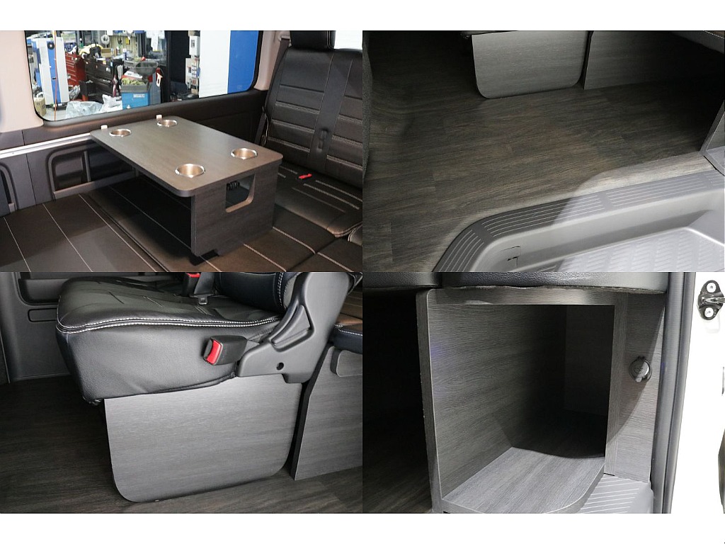 専用テーブルＫＩＴ、リア全面床張り施工済み！！