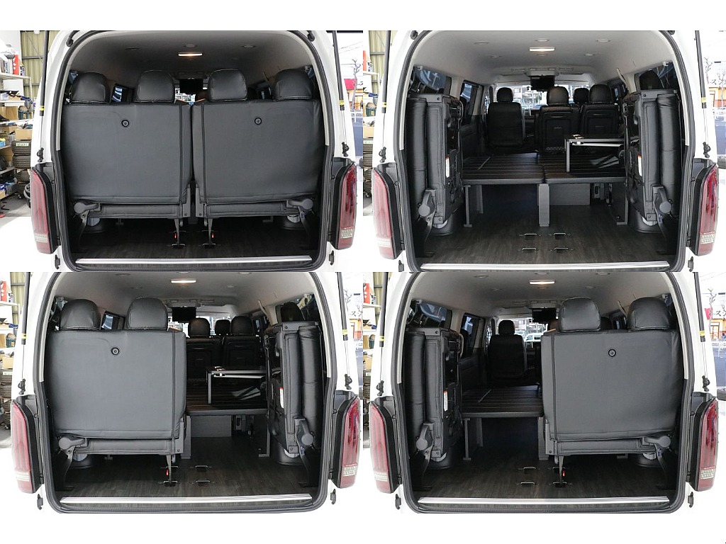 ４列目シート跳ね上げ可能になります！！