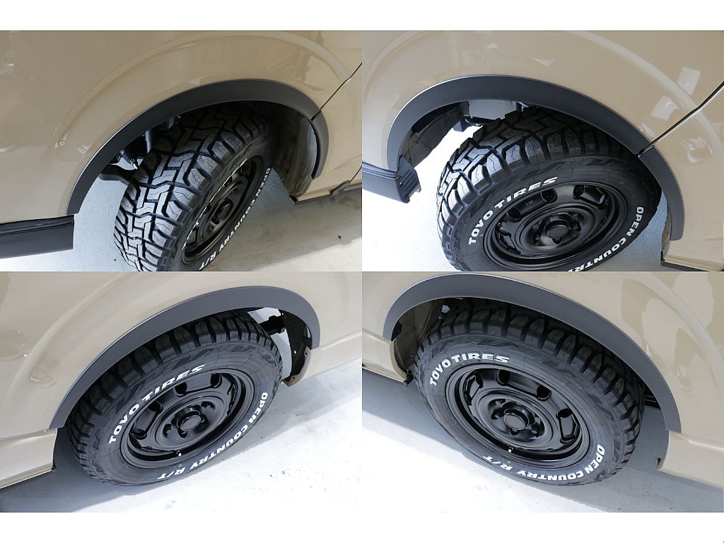 オリジナルオーバーフェンダー装着済み！！