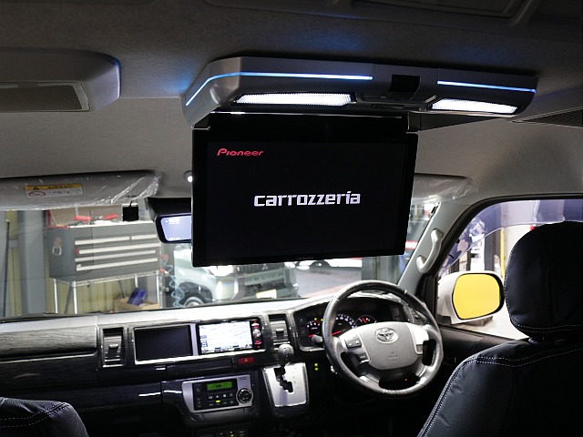 パイオニア７インチナビ７インチサブモニター１１インチフリップダウンモニター装備！！