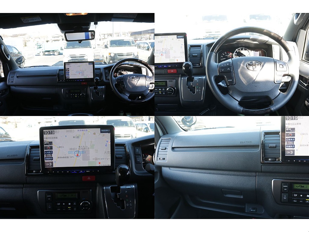 ダークプライムⅡ専用のコンビハンドル、シフトノブ、インテリアパネル装備！！