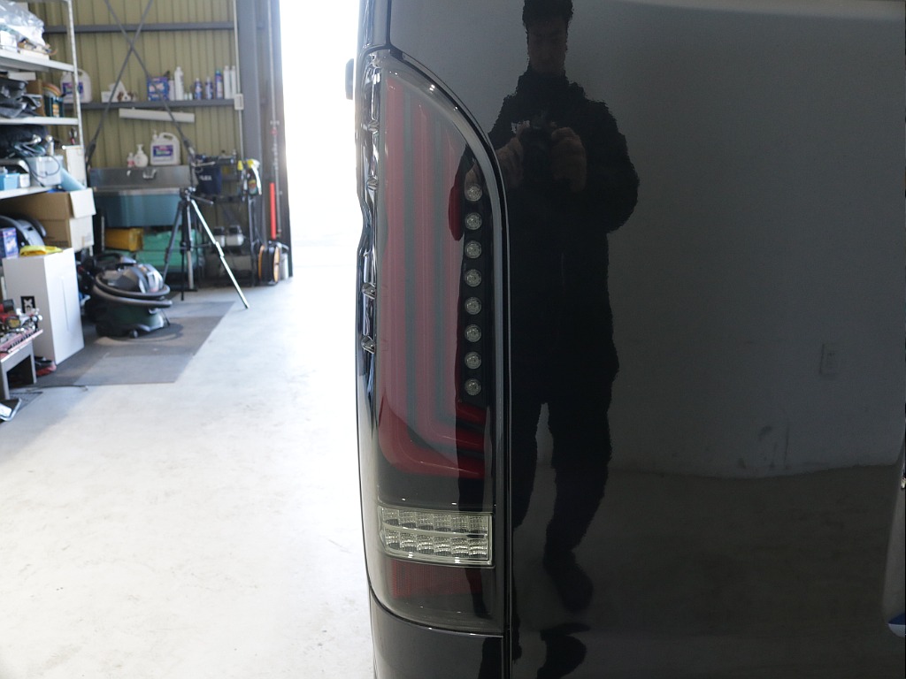 令和７年式ダークプライムⅡ２８００ディーゼル４WDブラックエディション完成！オリジナルフロントバンパーオリジナル１６インチアルミオリジナルオーバーフェンダーオリジナルベットKITアルパインＢＩＧ－Ｘ！