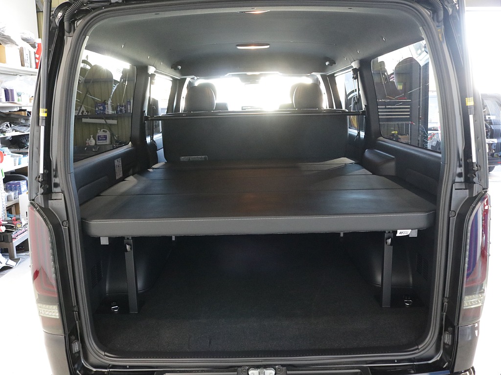 令和７年式ダークプライムⅡ２８００ディーゼル４WDブラックエディション完成！オリジナルフロントバンパーオリジナル１６インチアルミオリジナルオーバーフェンダーオリジナルベットKITアルパインＢＩＧ－Ｘ！