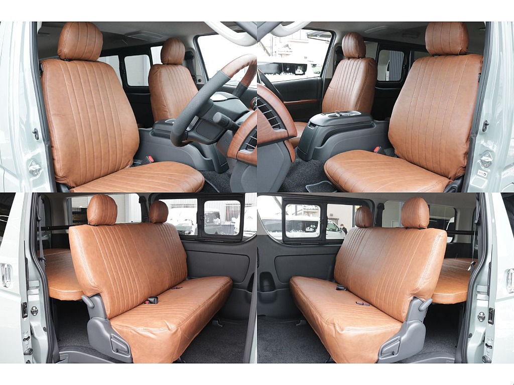 新品クラシックシートカバーブラウン装着済み！！