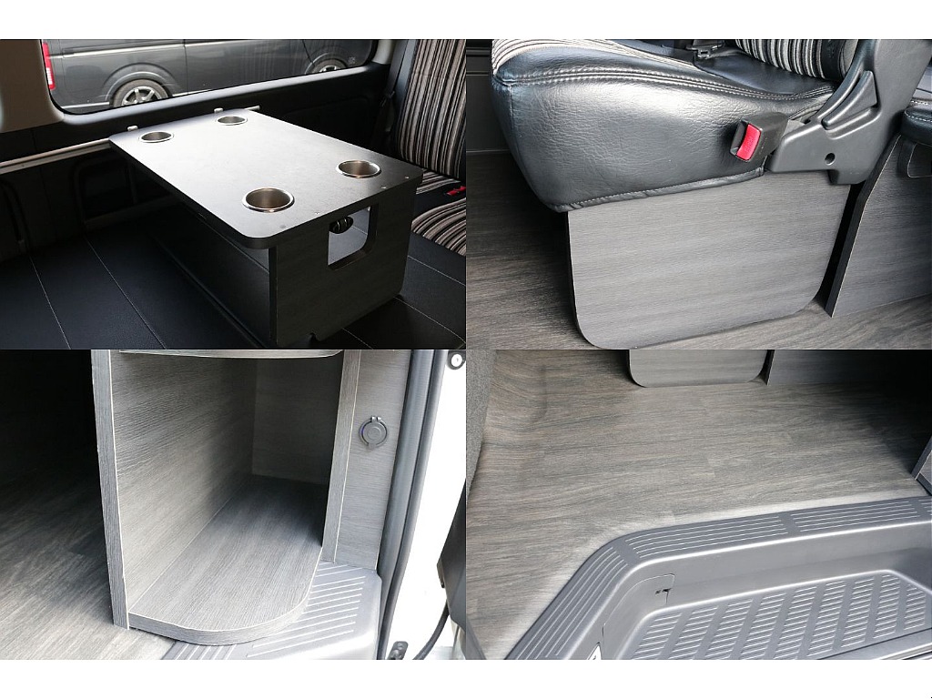 専用テーブルＫＩＴ、リア全面床張り施工済み！！