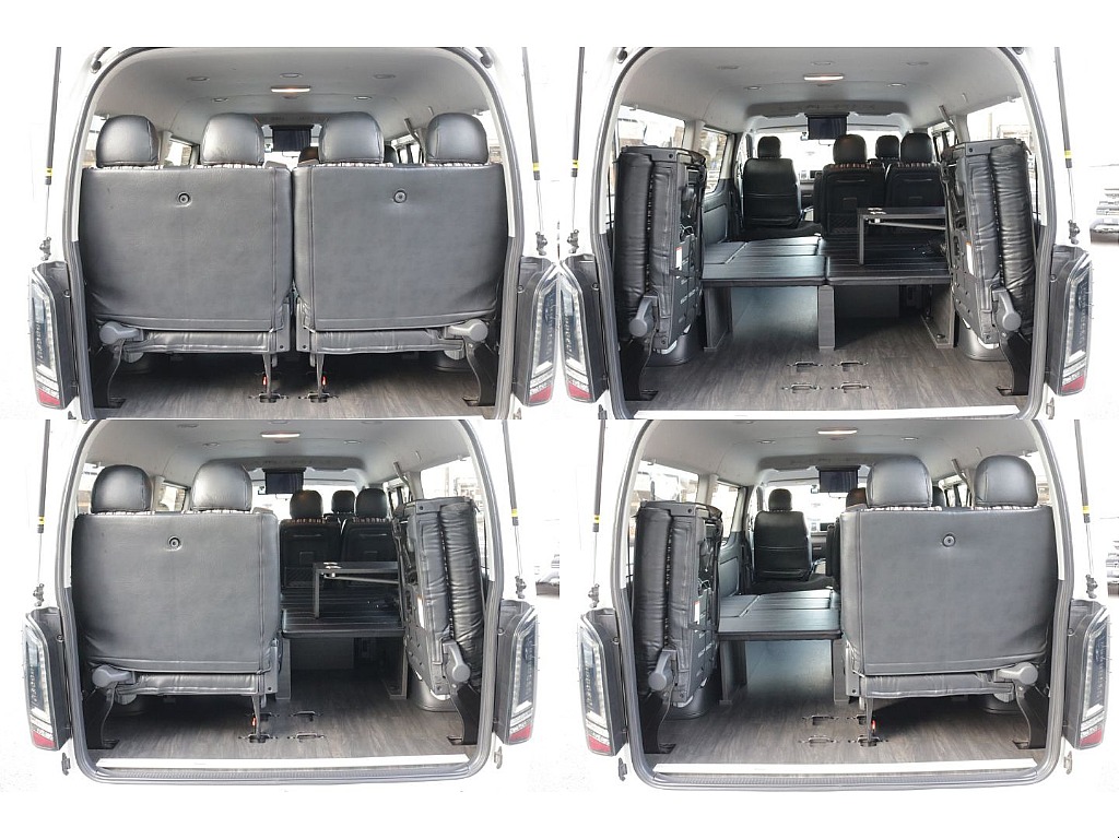 ４列目シートは跳ね上げも可能になります！！