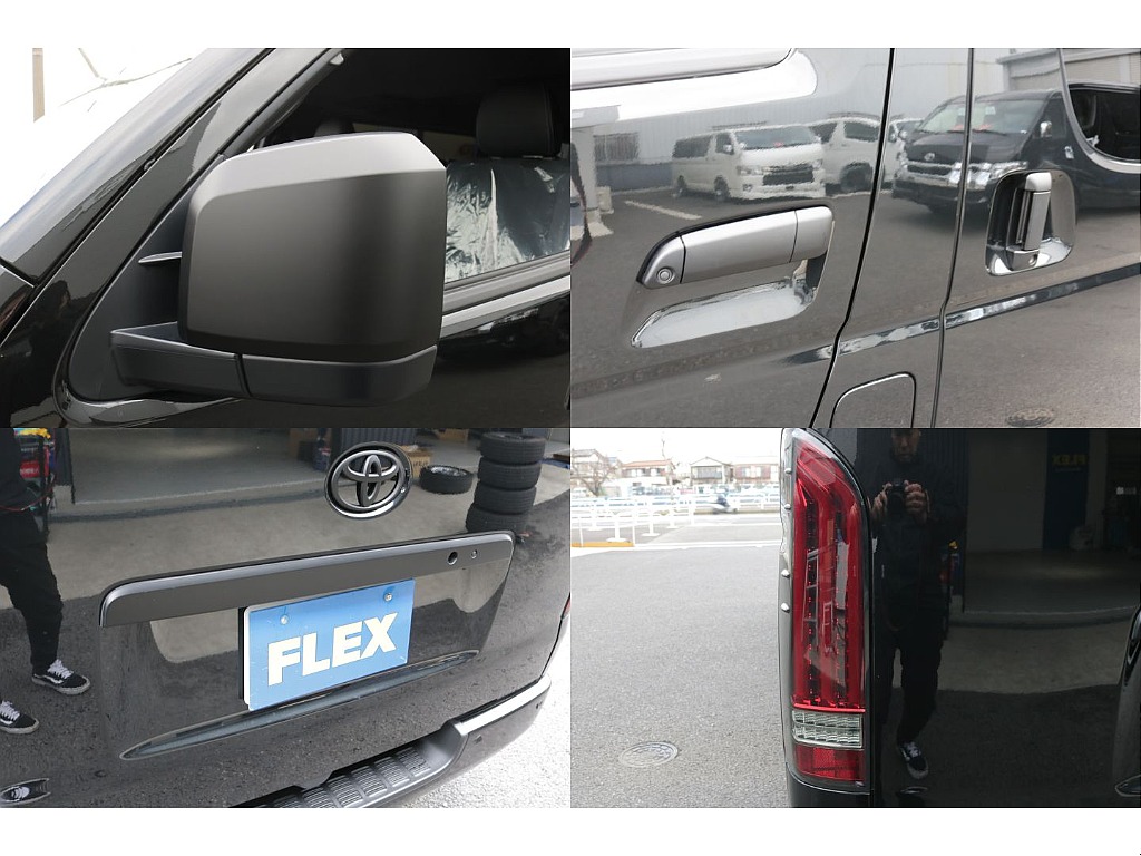 ドアミラー各所ドアノブもマッドブラック塗装済み！！