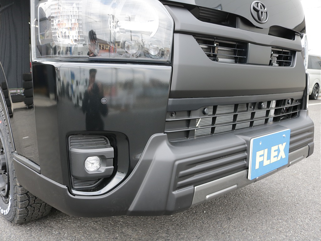 令和８年式ダークプライムⅡ２８００ディーゼル４WDブラックエディション完成！オリジナルフロントバンパーオリジナル１６インチアルミオリジナルオーバーフェンダーオリジナルＬＥＤテールＢＩＧ－Ｘ１１インチ