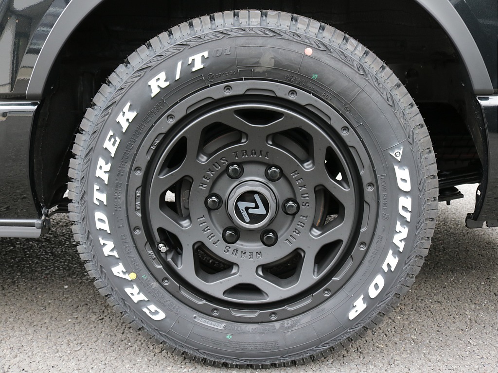 令和８年式ダークプライムⅡ２８００ディーゼル４WDブラックエディション完成！オリジナルフロントバンパーオリジナル１６インチアルミオリジナルオーバーフェンダーオリジナルＬＥＤテールＢＩＧ－Ｘ１１インチ