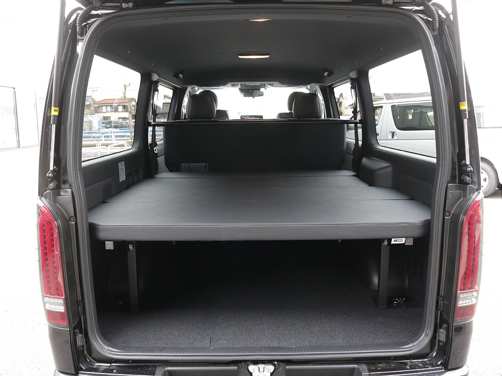 令和８年式ダークプライムⅡ２８００ディーゼル４WDブラックエディション完成！オリジナルフロントバンパーオリジナル１６インチアルミオリジナルオーバーフェンダーオリジナルＬＥＤテールＢＩＧ－Ｘ１１インチ