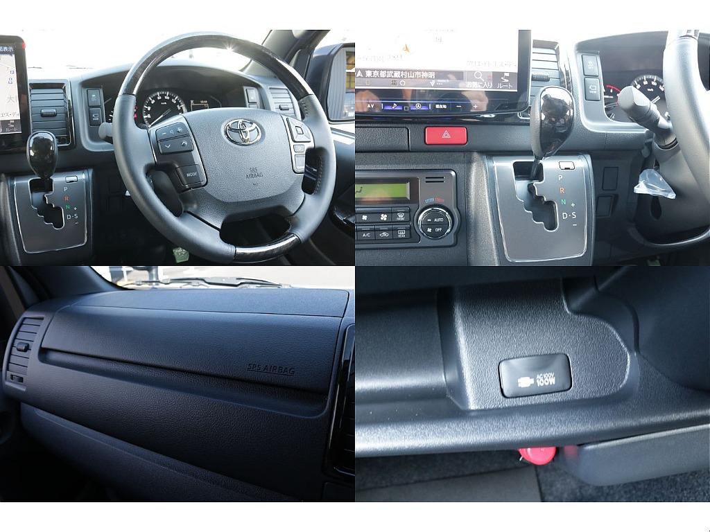 助手席エアバック、ＡＣ１００Ｖ電源装備！！