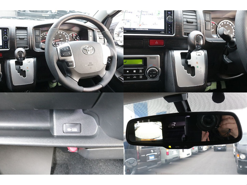 バックカメラ防眩ミラー、ＡＣ１００Ｖ電源装備！！