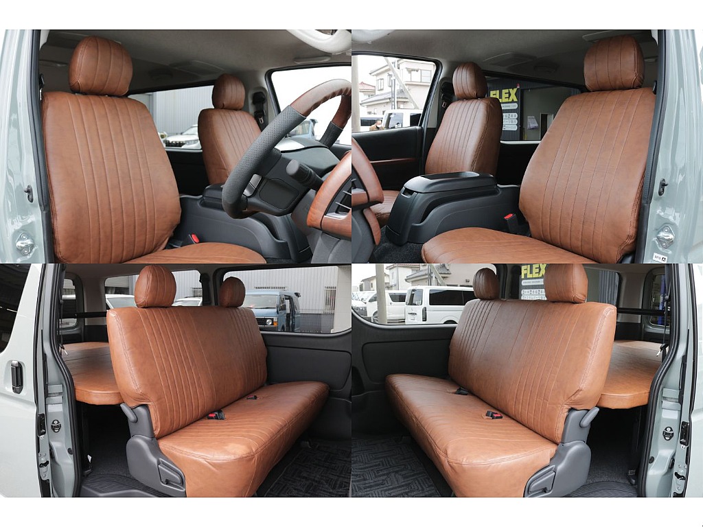 クラシックシートカバーブラウン装着済み！！