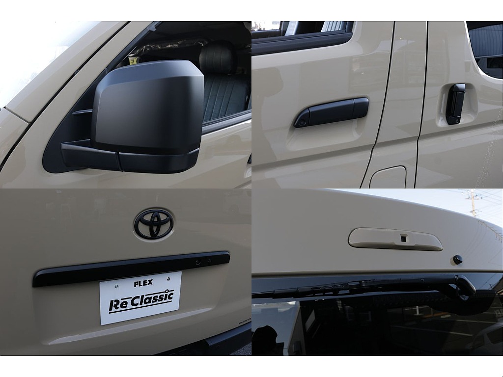 ドアミラー、各所ドアノブ、リアガーニッシュマッドブラック塗装済み！！