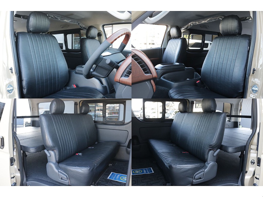 新品オリジナルクラシックシートカバーブラック装着済み！！