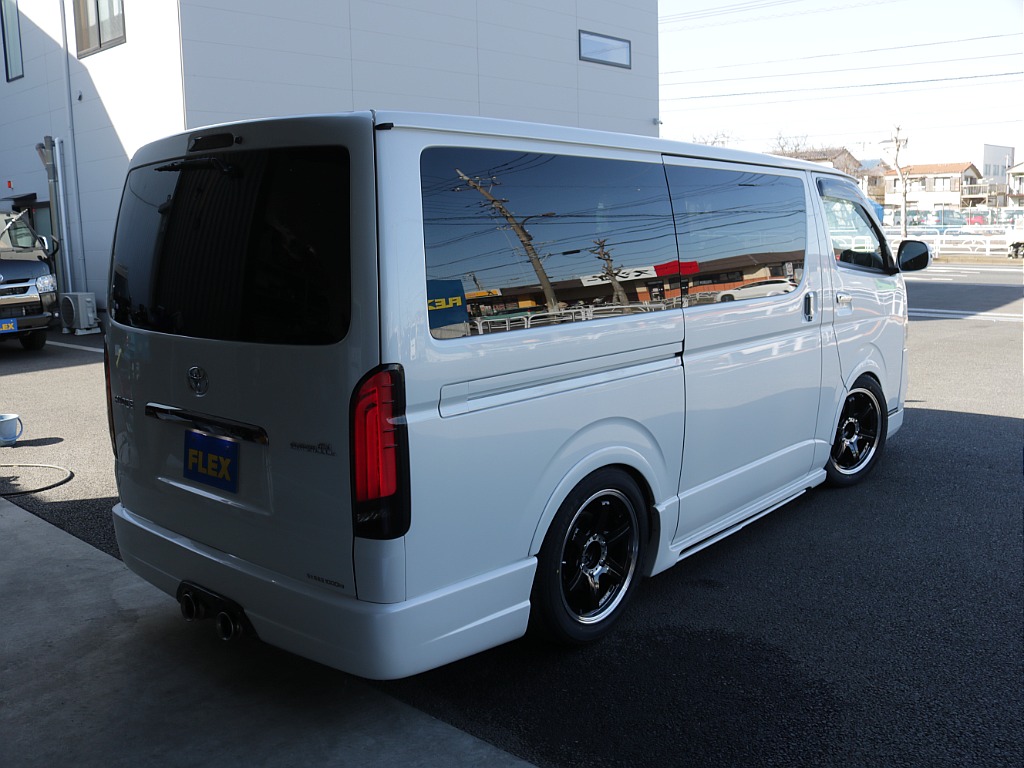 H２９年式ダークプライムカスタム車両入庫！新作１８インチアルミ装備！アルパインBIG-X９インチ、１２．８フリップダウン装備！！