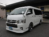 平成２８年式ワイドＶダークプライム２７００ガソリン４ＷＤカスタム車両入庫！新品オリジナル１７インチアルミ！ＭＲＴ床張り施工済み！