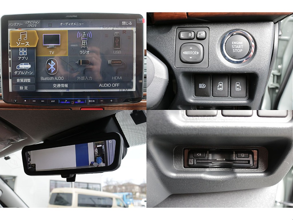 デジタルインナーミラー、ＡＣ１００Ｖ電源ＥＴＣ、ＨＤＭＩソケット装備！！