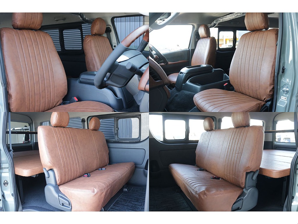 新品クラシックシートカバーブラウン装着済み！！