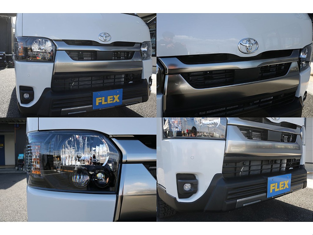 インナーブラックライト加工済み新品オリジナルフロントバンパー装着済み！！