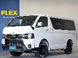 令和７年式ハイエースＶダークプライムＳ２８００ディーゼルターボカスタム車両入庫！！新品オリジナルフロントバンパー新品オリジナル１６インチアルミ新品オリジナルＬＥＤテール新品アルパインＢＩＧーＸナビ装備