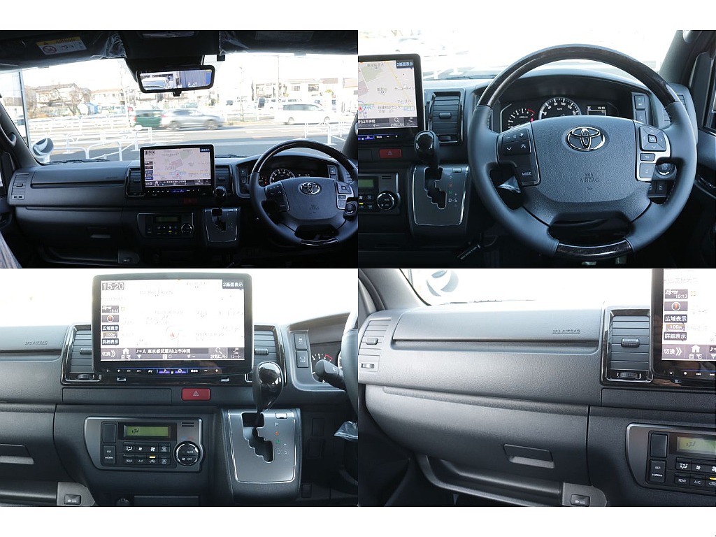 ダークプライムⅡ専用のコンビハンドル、シフトノブ、インテリアパネル装備！！