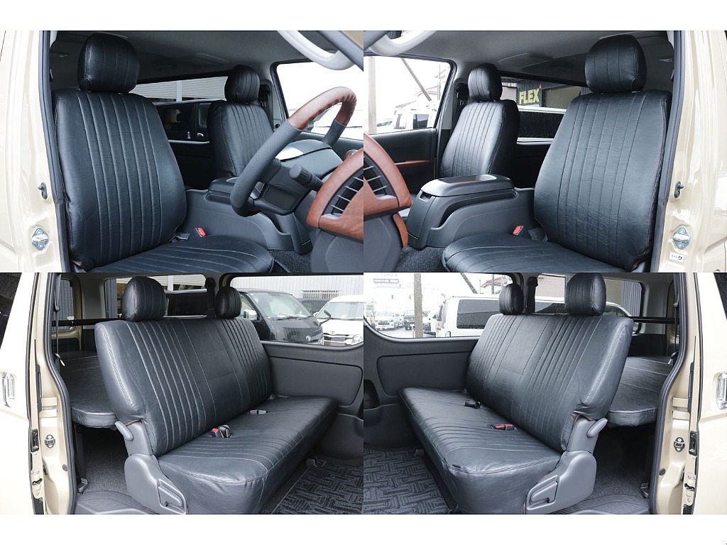 新品クラシックシートカバーブラック装着済み！！