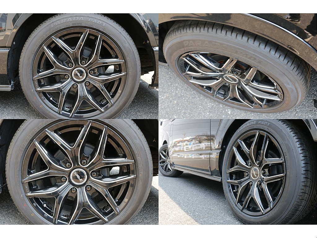 ヨコハマパラダ１８インチタイヤ装備！！