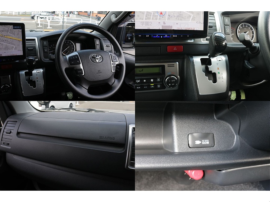 助手席エアバック、ＡＣ１００Ｖ電源装備！！