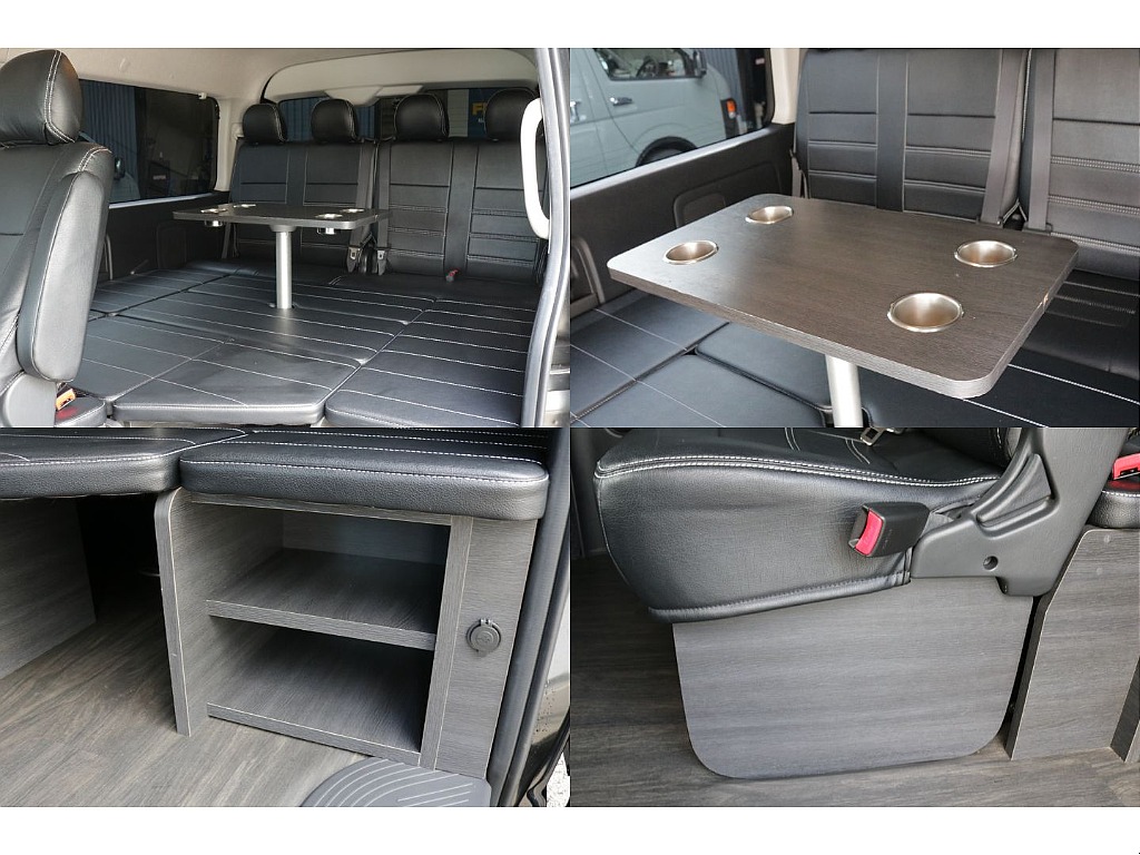 専用テーブルＫＩＴ、リア全面床張り施工済み！！