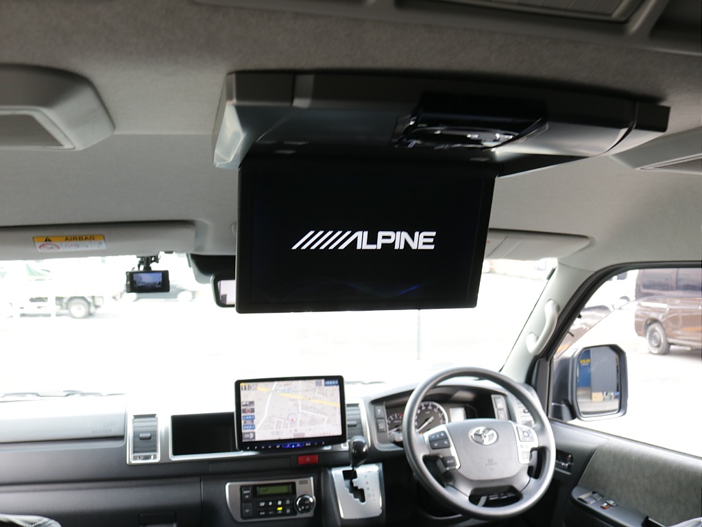 アルパインＢＩＧ－Ｘ１１インチナビフルメディア、アルパインフリップダウンモニター装備！！