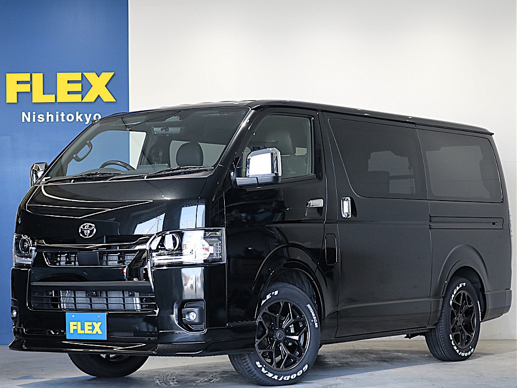 新車９型モデルダークプライムⅡ２０００ガソリン２WDカスタム車両入庫！！オリジナルフロントスポイラーオリジナル１７インチアルミオリジナルＬＥＤテールライトオリジナルオーバーフェンダーオリジナルベット！