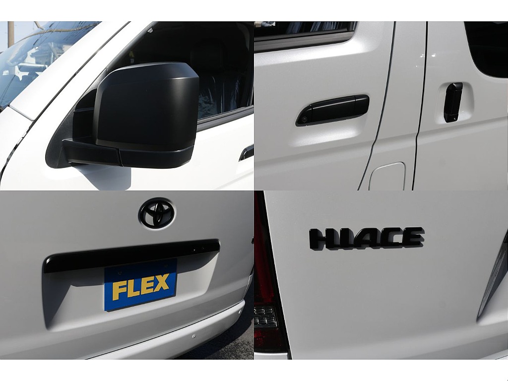 ドアミラー、各所ドアノブもマッドブラック塗装済み！！