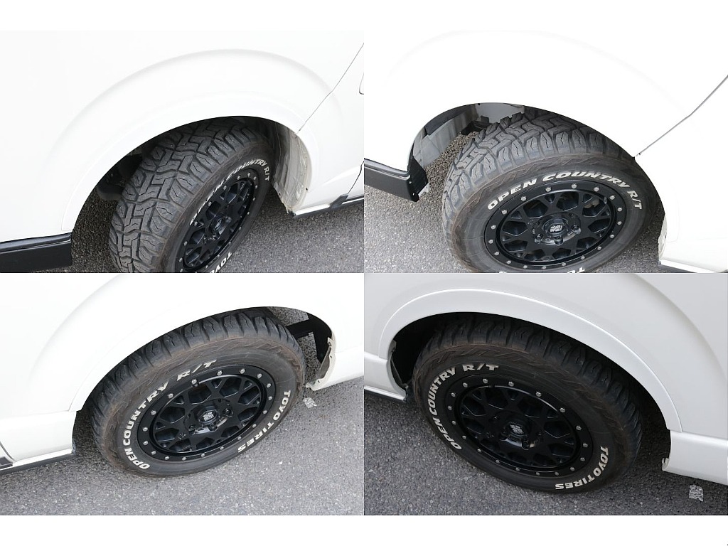 オリジナルオーバーフェンダー装着済み！！