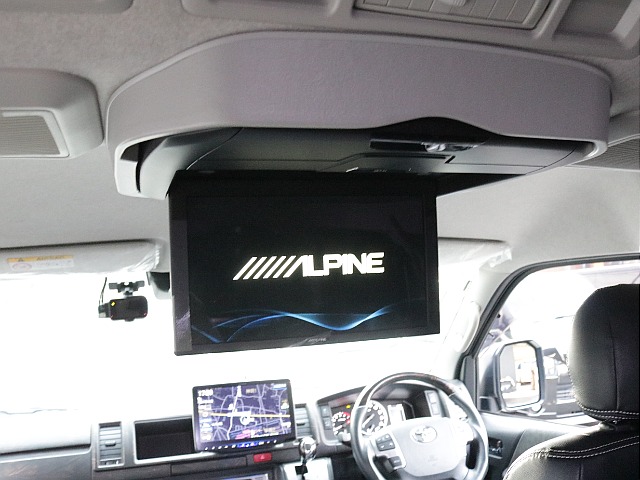 アルパインＢＩＧ－Ｘ１１インチナビ装備アルパイン１２．８フリップダウンモニター装着済み！！