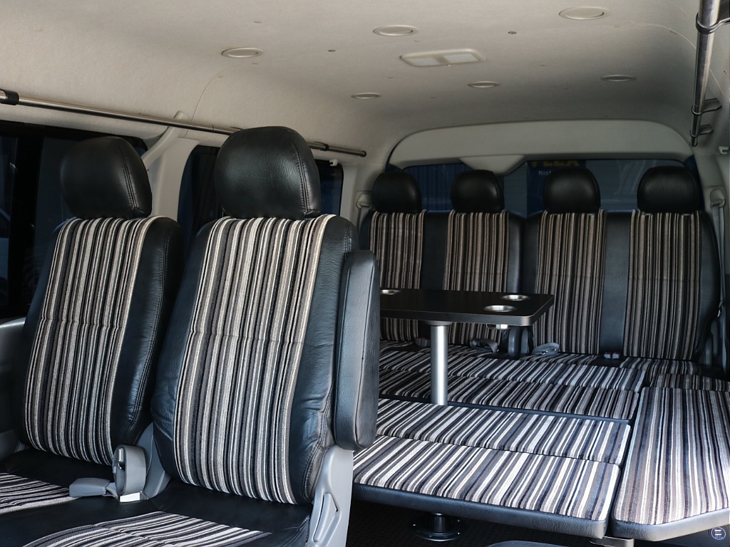 ２２年式リノカコーストライン角目４灯Ｒ１シートアレンジ施工新品オリジナルクラシックＬＥＤテールライト全席ファブリックシートカバー！！