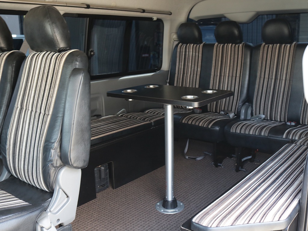 ２２年式リノカコーストライン角目４灯Ｒ１シートアレンジ施工新品オリジナルクラシックＬＥＤテールライト全席ファブリックシートカバー！！