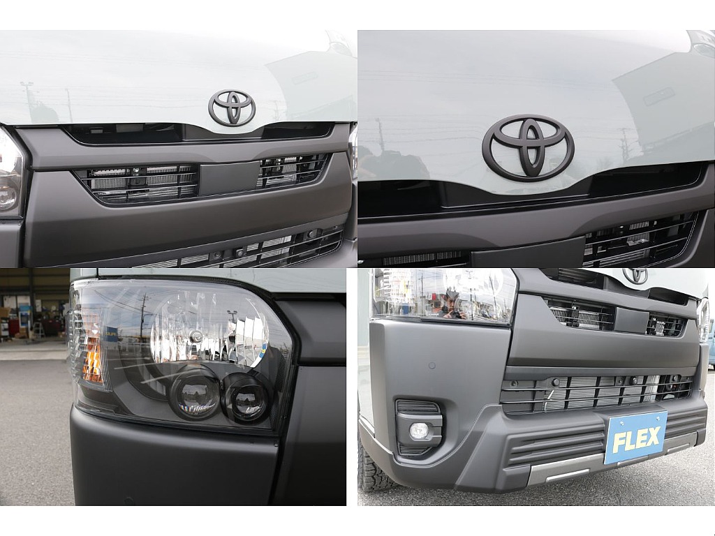 インナーブラックライト加工、新品オリジナルフロントバンパー装着済み！！