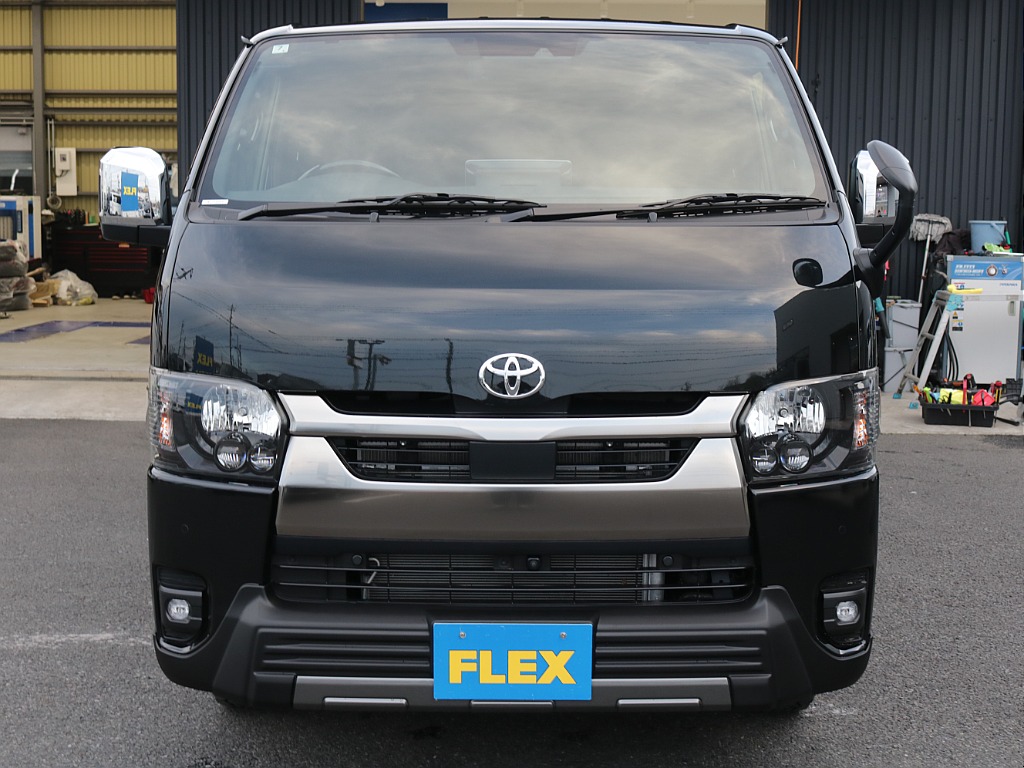 令和７年式ダークプライムＳ２８００ディーゼル４ＷＤカスタム車両入庫！オリジナルフロントバンパーオリジナルオーバーフェンダーオリジナルＬＥＤテールライトオリジナル１６インチアルミＢＩＧ－Ｘ１１インチナビ