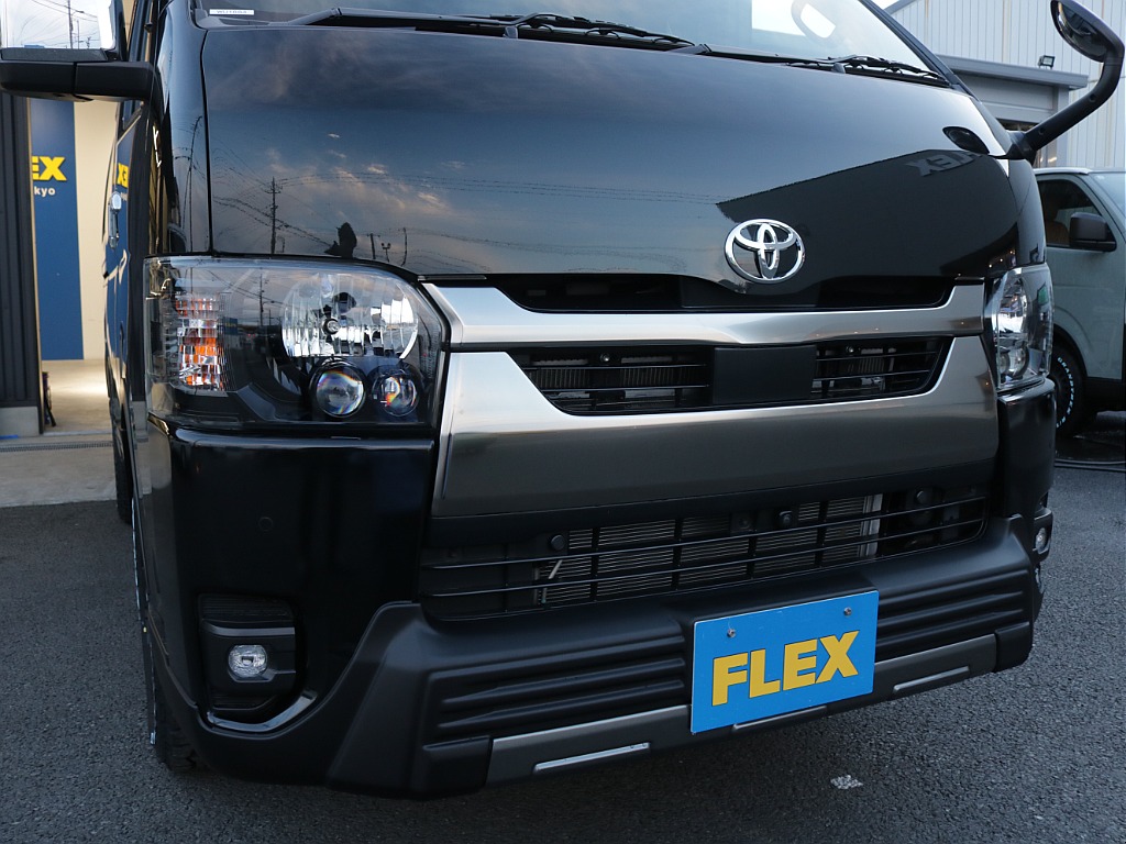 令和７年式ダークプライムＳ２８００ディーゼル４ＷＤカスタム車両入庫！オリジナルフロントバンパーオリジナルオーバーフェンダーオリジナルＬＥＤテールライトオリジナル１６インチアルミＢＩＧ－Ｘ１１インチナビ