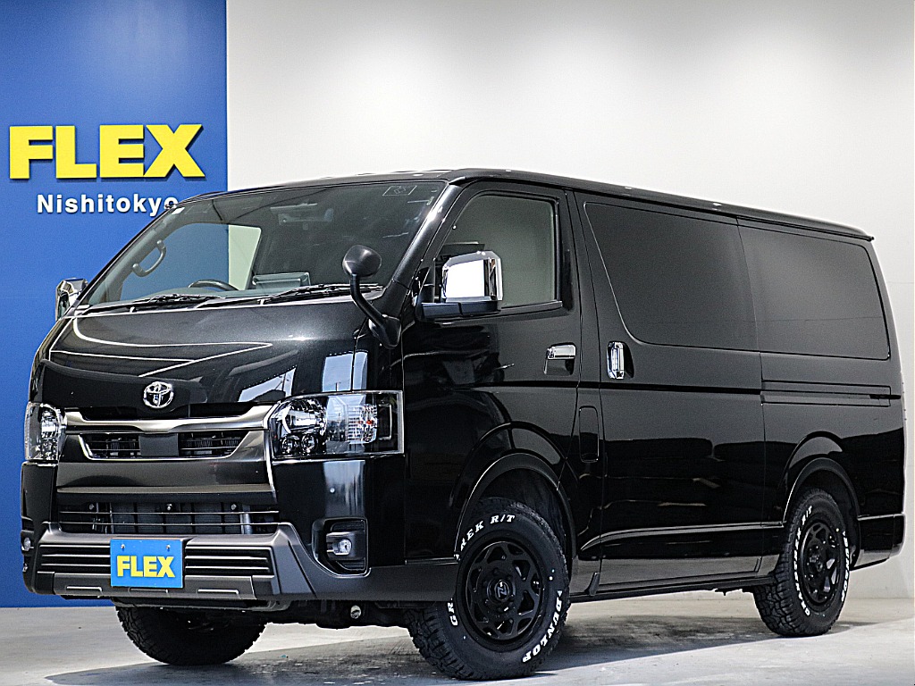 令和７年式ダークプライムＳ２８００ディーゼル４ＷＤカスタム車両入庫！オリジナルフロントバンパーオリジナルオーバーフェンダーオリジナルＬＥＤテールライトオリジナル１６インチアルミＢＩＧ－Ｘ１１インチナビ