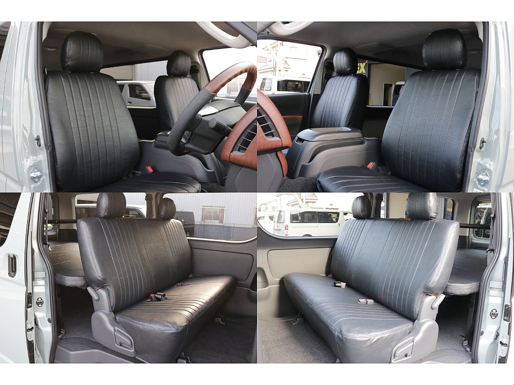 新品クラシックシートカバーブラック装着済み！！