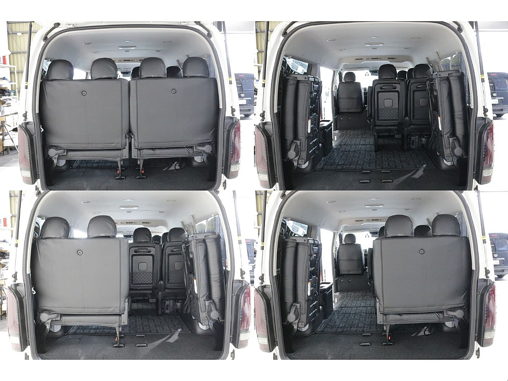 ４列目シートは跳ね上げ展開も可能になります！！