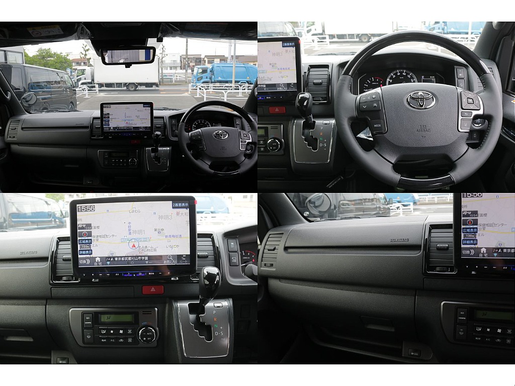 ダークプライムＳ専用のコンビハンドル、シフトノブ、インテリアパネル装備！！