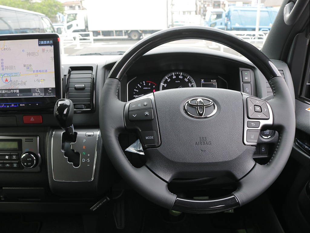 令和８年式ダークプライムＳ２８００ディーゼル４ＷＤカスタム車両入庫！新品オリジナルフロントバンパー新品オリジナル１６インチアルミ新品オリジナルオーバーフェンダー新品アルパインＢＩＧ－Ｘ１１インチナビ！