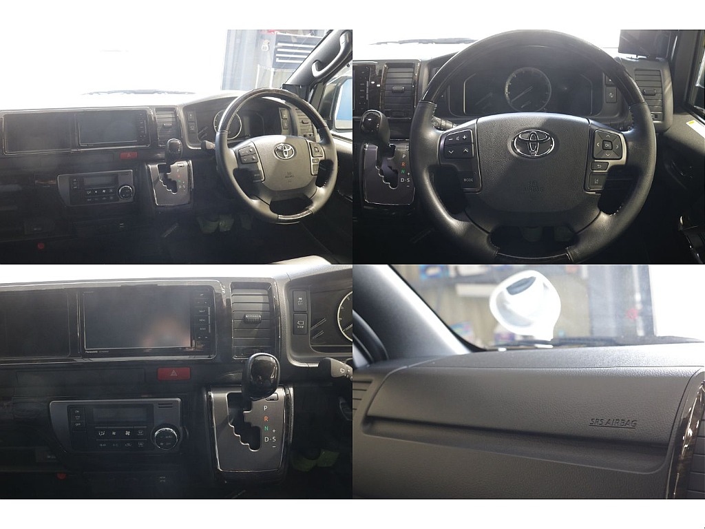 ダークプライムⅡ専用のコンビハンドル、シフトノブ、インテリアパネル、助手席エアバック装備！！